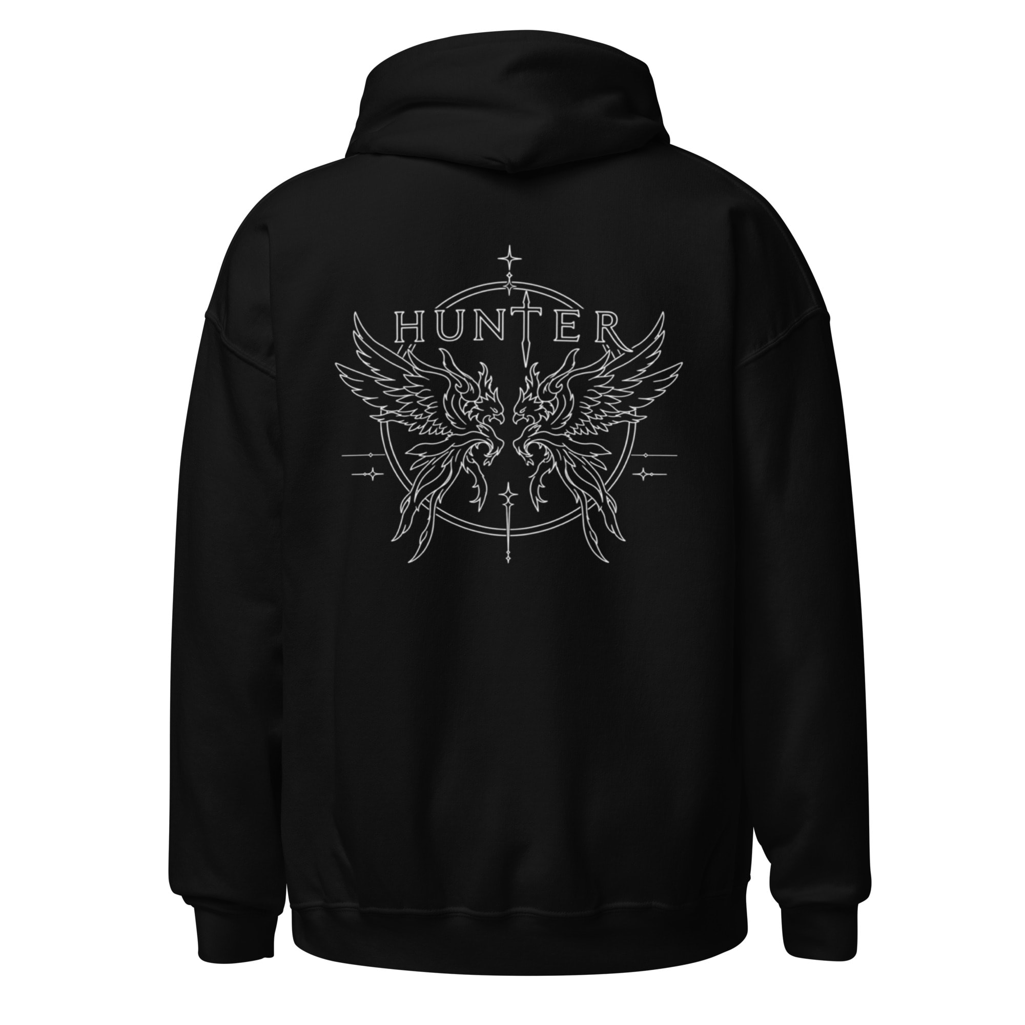 Hunter Hoodie — Black back