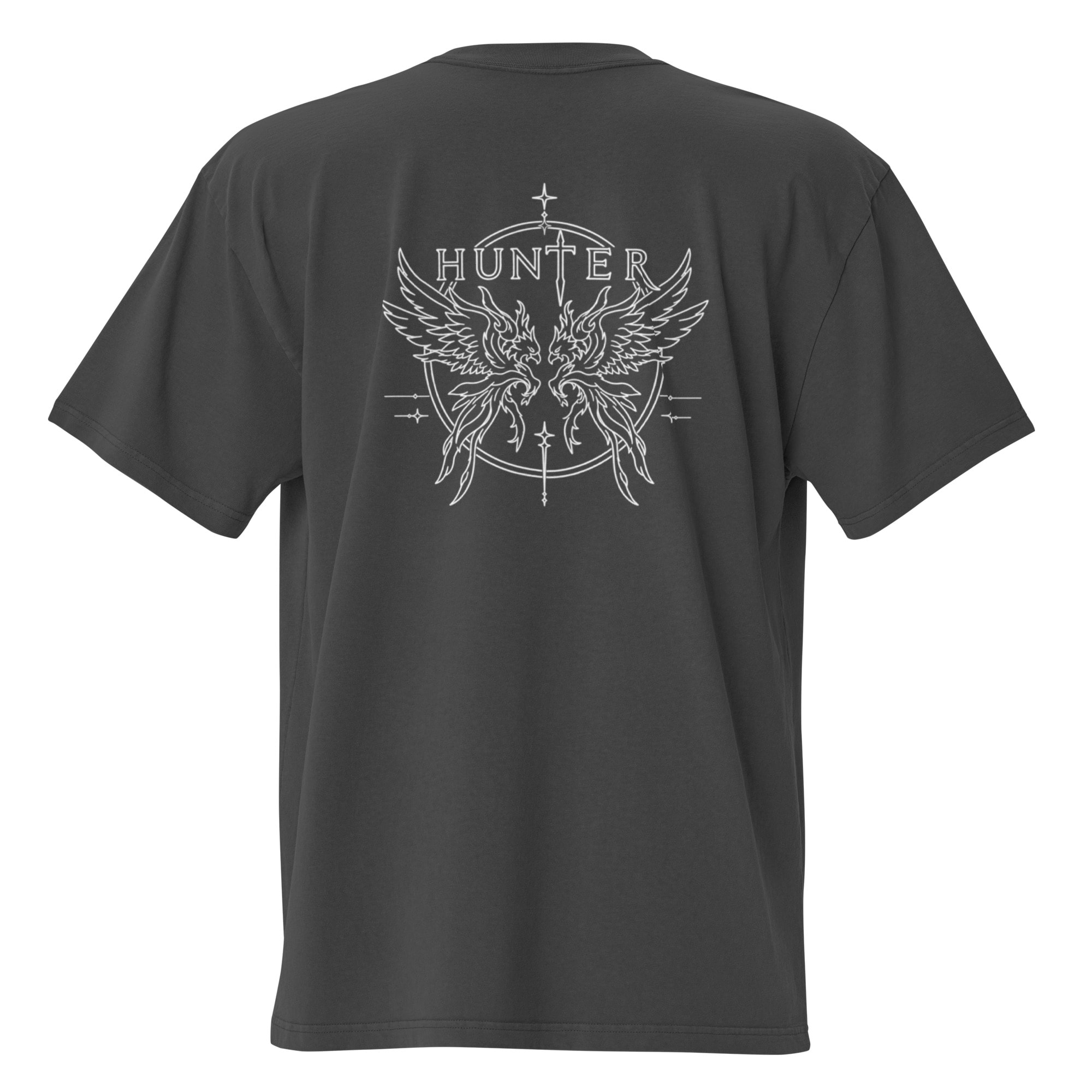 Hunter Tee — Faded Black back
